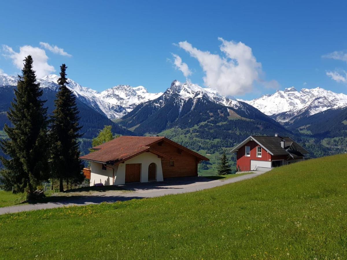 Panorama Chalet Montafon Bartholomaeberg Luaran gambar