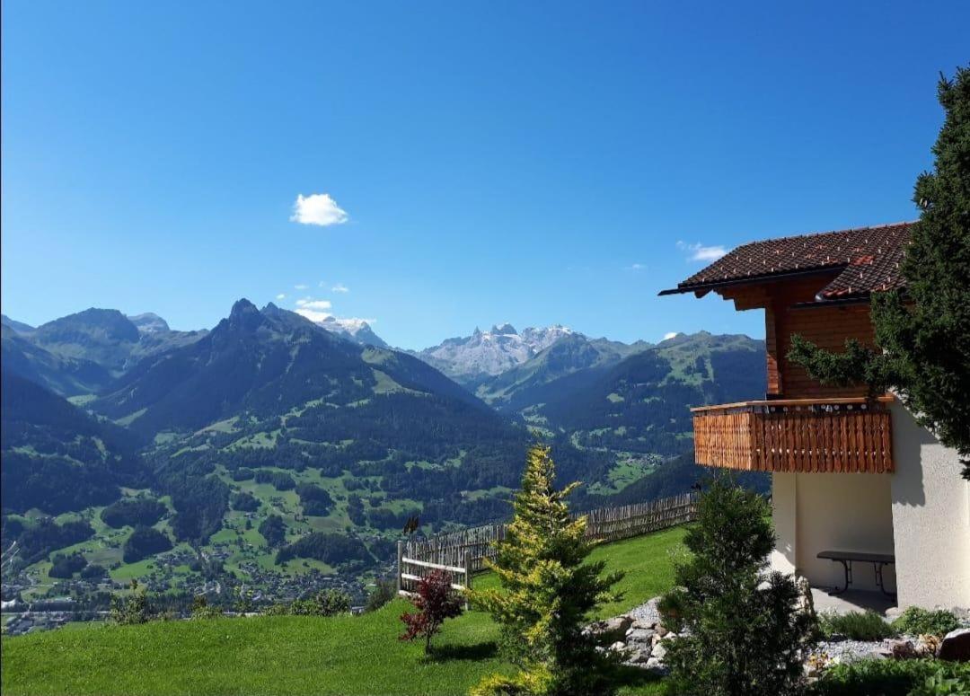 Panorama Chalet Montafon Bartholomaeberg Luaran gambar