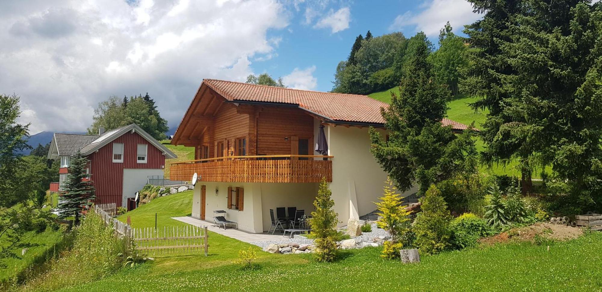 Panorama Chalet Montafon Bartholomaeberg Luaran gambar