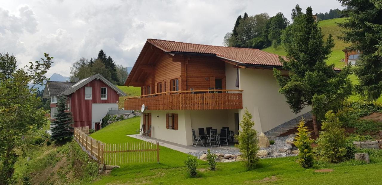 Panorama Chalet Montafon Bartholomaeberg Luaran gambar